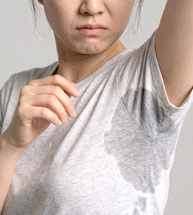 겨드랑이 다한증 설명 이미지